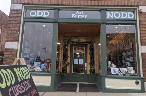 Odd Nodd Art Supply's new storefront!