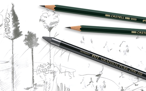 Castell 9000 graphite pencil, HB